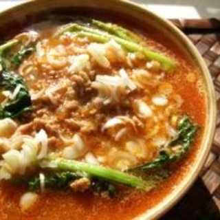 練りゴマなくても大丈夫！汁まで飲み干す♪坦々麺